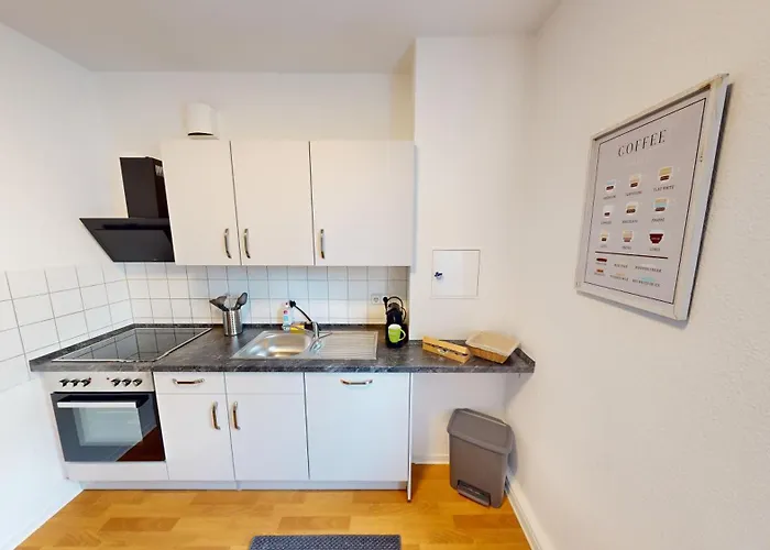 Apartament 3-raum-appartement Im Lutherviertel, Wlan