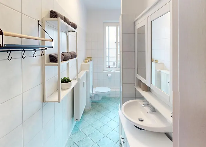 Apartament 3-raum-appartement Im Lutherviertel, Wlan