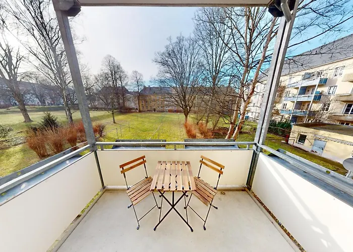 Apartament 3-raum-appartement Im Lutherviertel, Wlan